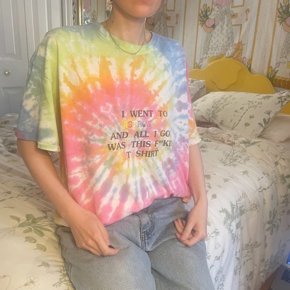 Travis scott astro world tie die tour shirt! - Picture 4 of 16